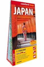 Japonia (Japan) laminowana mapa