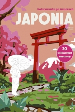 Japonia. Kolorowanka po numerach